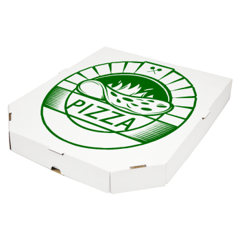 Коробка для пиццы с логотипом 310*310*40 с клапаном (универсальное клише)