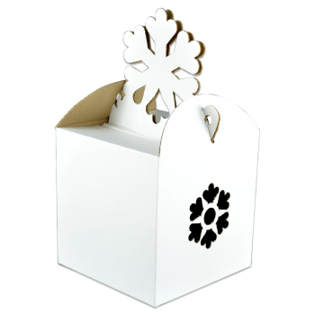 Коробка для конфет Снежинка новогодняя