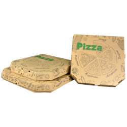 Коробка для пиццы диаметром 40 см с готовой печатью 400*400*40