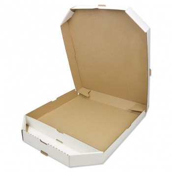 Коробка для пиццы диаметром 30 см без печати с клапаном 310*310*40